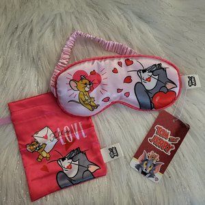 Tom & Jerry Eye Mask w/ Pouch